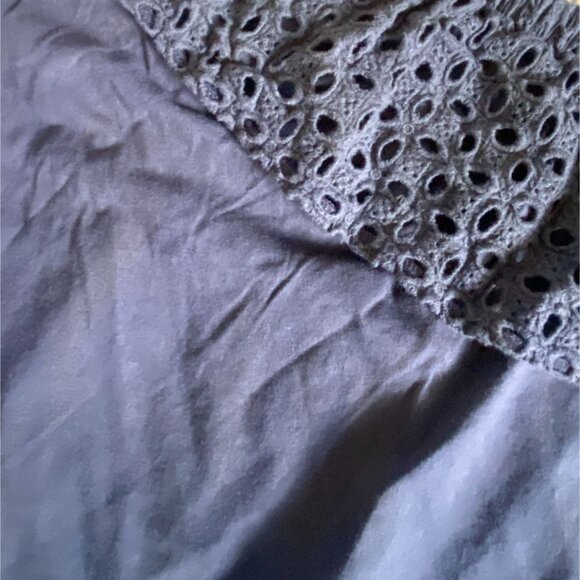 Ann Taylor's LOFT Womens One Shoulder Ruffled Blouse-Gray-Size M-GUC - Picture 5 of 6